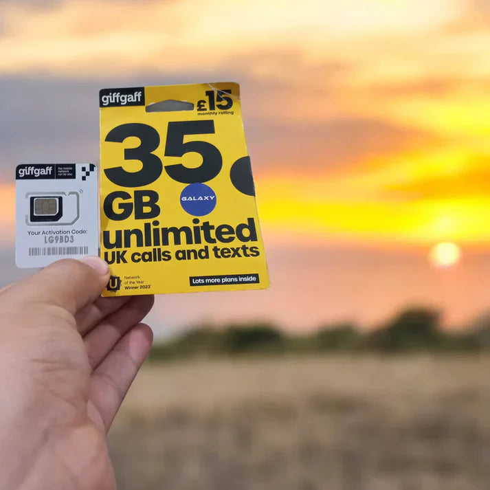 GiffGaff UK Original SIM Card